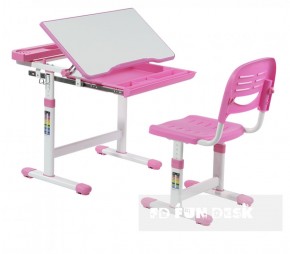 Комплект парта + стул трансформеры Cantare Pink в Менделеевске - mendeleevsk.mebel-74.com | фото