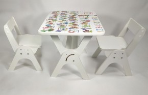 Детский растущий стол-парта и два стула Я САМ "Умка-Дуо" (Алфавит) в Менделеевске - mendeleevsk.mebel-74.com | фото