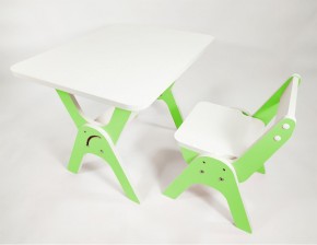 Детский растущий стол-парта и стул Я САМ "Умка" (Зеленый) в Менделеевске - mendeleevsk.mebel-74.com | фото