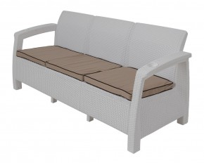 Диван Yalta Premium Sofa 3 Set (Ялта) белый (+подушки под спину) в Менделеевске - mendeleevsk.mebel-74.com | фото