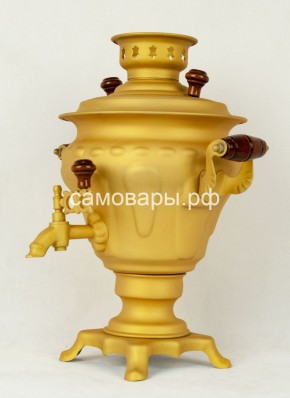 Электрический самовар "Русское золото" матовая груша на 2 литра (Ограниченная серия) в Менделеевске - mendeleevsk.mebel-74.com | фото