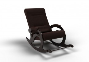 Кресло-качалка Тироль 12-Т-ГР (ткань/венге) ГРАФИТ в Менделеевске - mendeleevsk.mebel-74.com | фото