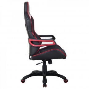 Кресло компьютерное BRABIX Nitro GM-001 (ткань/экокожа) черное, вставки красные (531816) в Менделеевске - mendeleevsk.mebel-74.com | фото