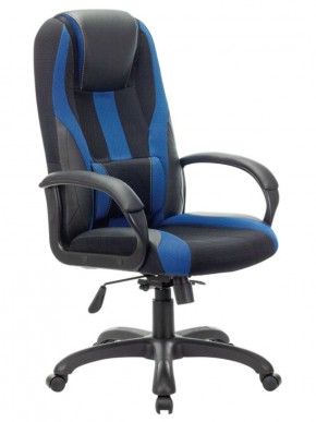 Кресло компьютерное BRABIX PREMIUM "Rapid GM-102" (экокожа/ткань, черное/синее) 532106 в Менделеевске - mendeleevsk.mebel-74.com | фото