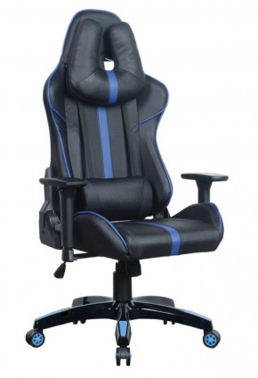 Кресло компьютерное BRABIX "GT Carbon GM-120" (черное/синее) 531930 в Менделеевске - mendeleevsk.mebel-74.com | фото