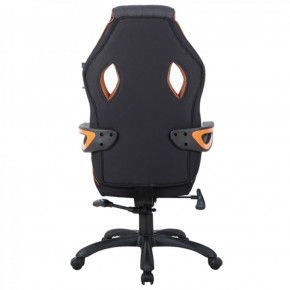 Кресло компьютерное BRABIX Techno Pro GM-003 (ткань черное/серое, вставки оранжевые) 531813 в Менделеевске - mendeleevsk.mebel-74.com | фото