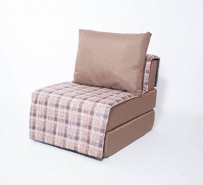 Кресло-кровать бескаркасное Харви (коричневый-квадро беж) в Менделеевске - mendeleevsk.mebel-74.com | фото