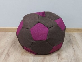 Кресло-мешок Мяч S (Savana Chocolate-Savana Berry) в Менделеевске - mendeleevsk.mebel-74.com | фото