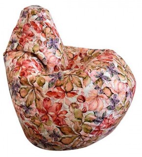 Кресло-мешок Цветы L в Менделеевске - mendeleevsk.mebel-74.com | фото