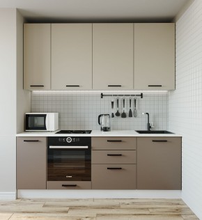 Кухонный гарнитур Латте 2200 (Стол. 26мм) в Менделеевске - mendeleevsk.mebel-74.com | фото