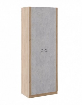 Шкаф 2 двери Глэдис М22 (Дуб Золотой/Цемент светлый) в Менделеевске - mendeleevsk.mebel-74.com | фото