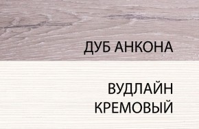 Шкаф угловой 2D, OLIVIA, цвет вудлайн крем/дуб анкона в Менделеевске - mendeleevsk.mebel-74.com | фото